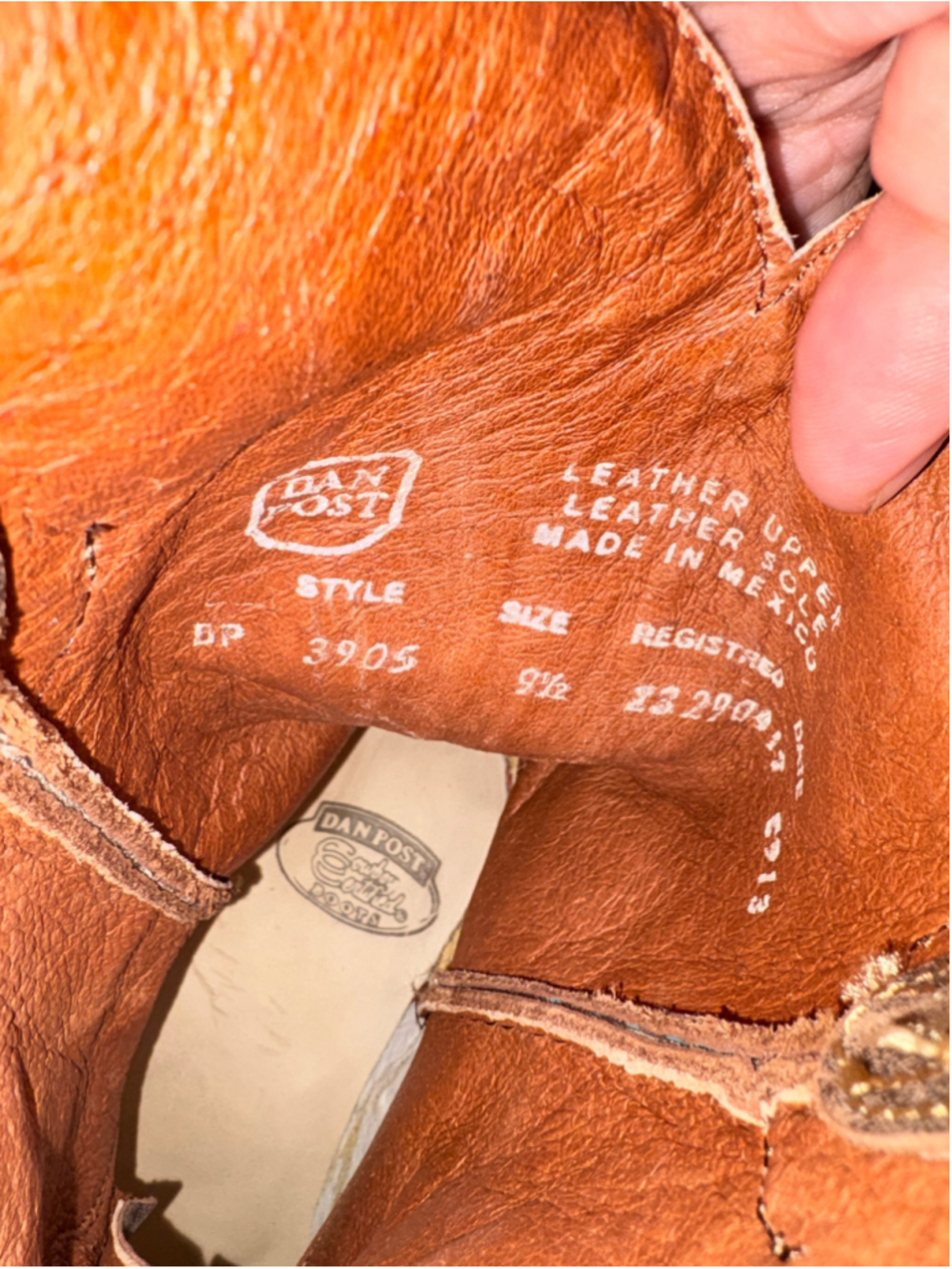 Dan Post New Rare Handcrafted Leather Cowboy Western Boots - Picture 3 of 8